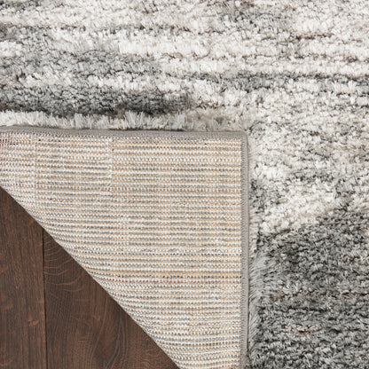 Nourison Home Dreamy Shag  Charcoal Ivory  Contemporary