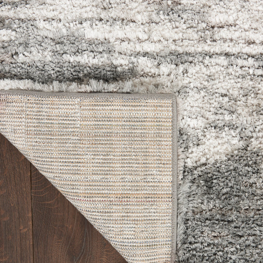 Nourison Home Dreamy Shag  Charcoal Ivory  Contemporary