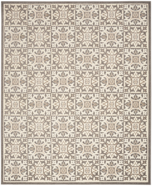 Nourison Home Aloha  Ivory Grey  Contemporary
