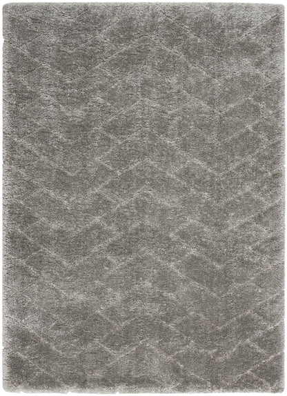 Nourison Home Dreamy Shag DRS03 Grey Contemporary Power-loomed Rug