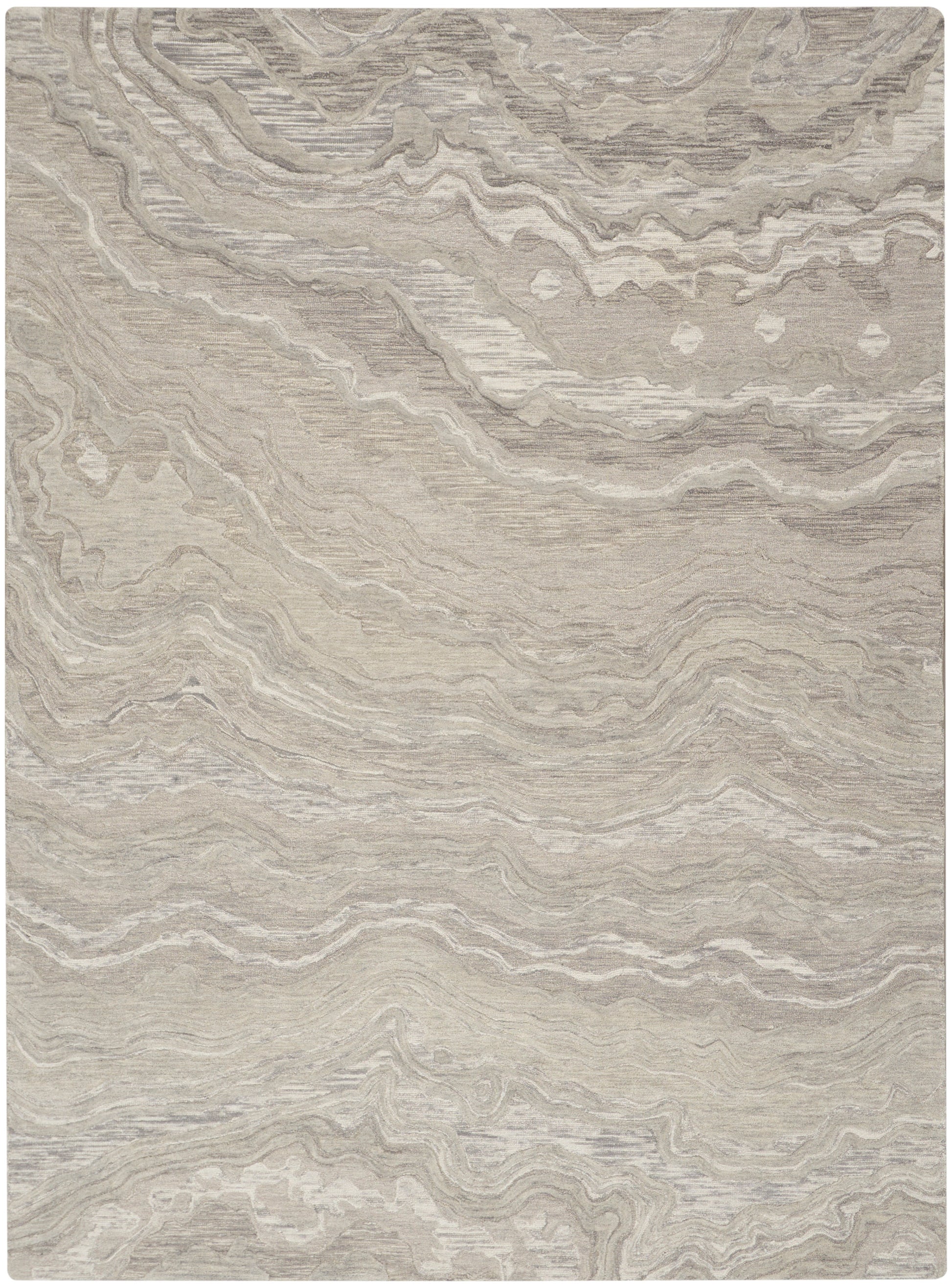 Nourison Home Graceful  Grey  Contemporary