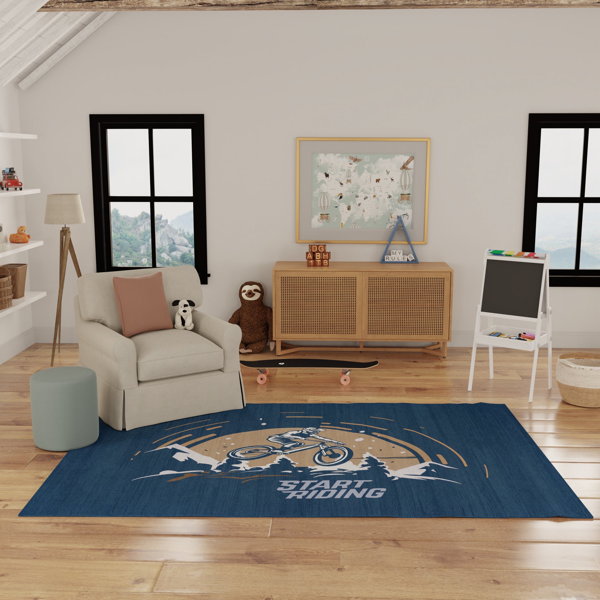 Nourison Home Imagination  Blue  Contemporary