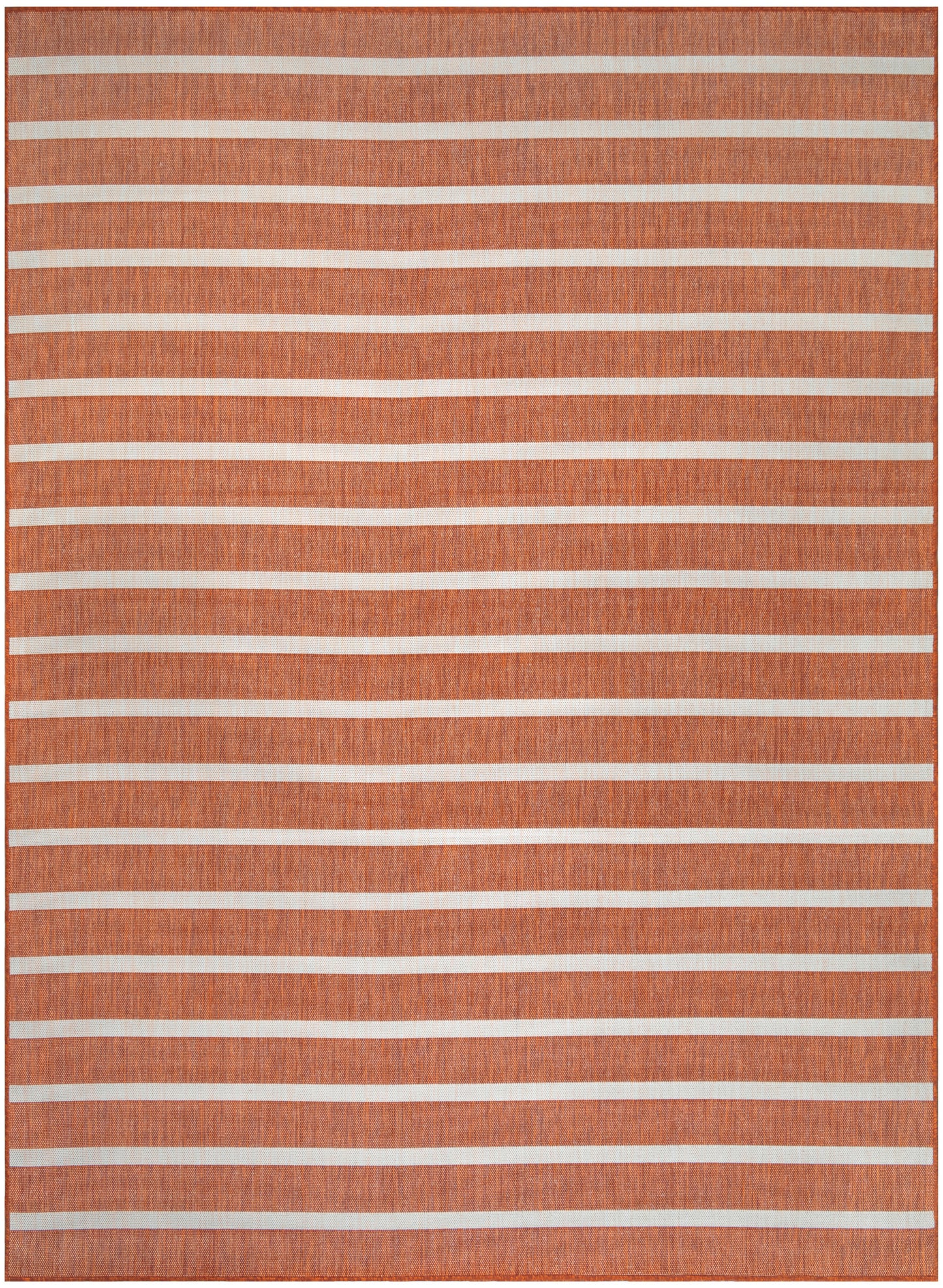 Nourison Home Positano POS03 Terracotta Ivory Contemporary Power-loomed Rug