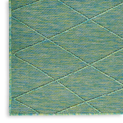 Nourison Home Washable Solutions  Blue Green  Contemporary