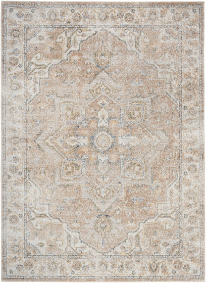 Nourison Home Astra Machine Washable ASW12 Beige Traditional Power-loomed Rug