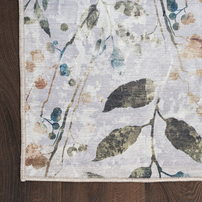 Nourison Home Nourison Washables  Grey Multicolor  Traditional