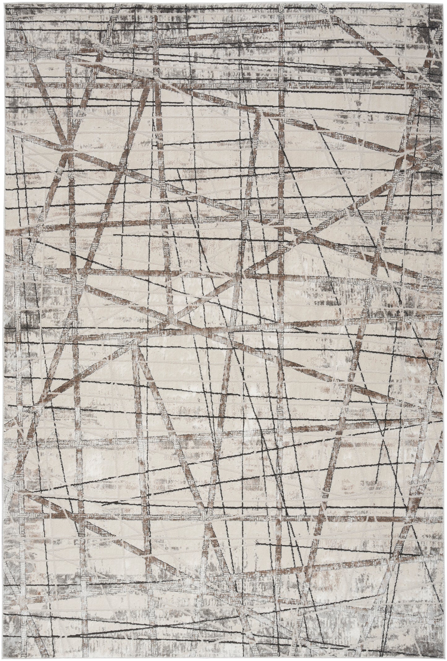 Nourison Home Desire DSR03 Grey Silver Contemporary Power-loomed Rug