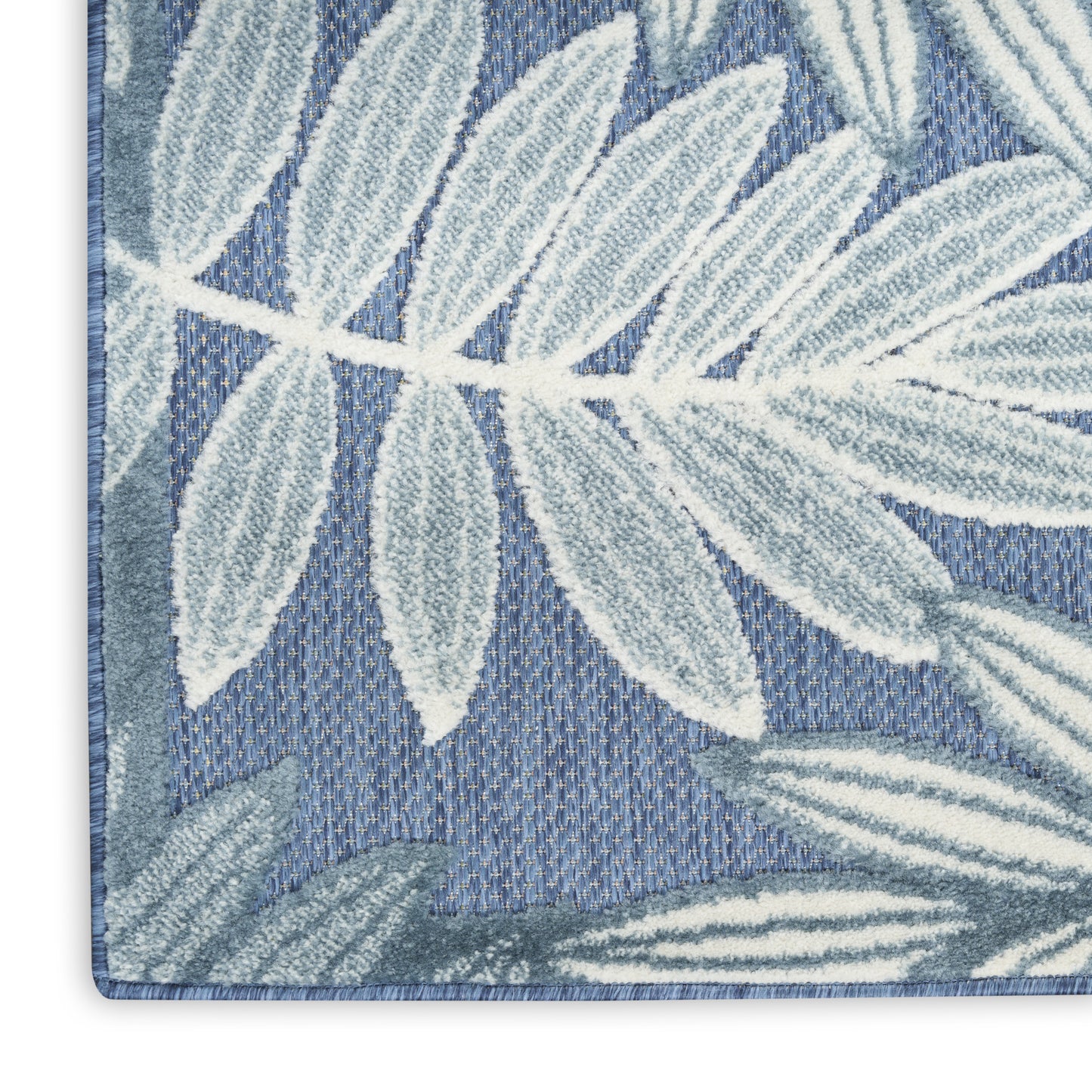 Nourison Home Aloha  Blue  Contemporary
