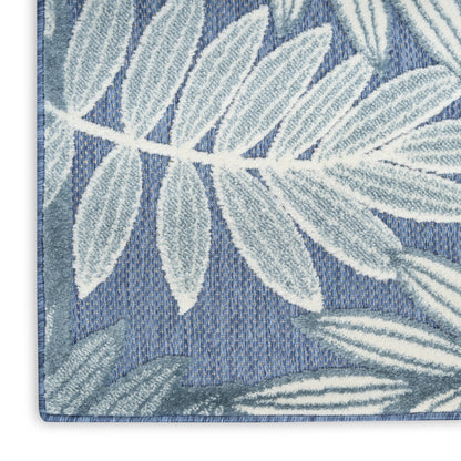 Nourison Home Aloha  Blue  Contemporary