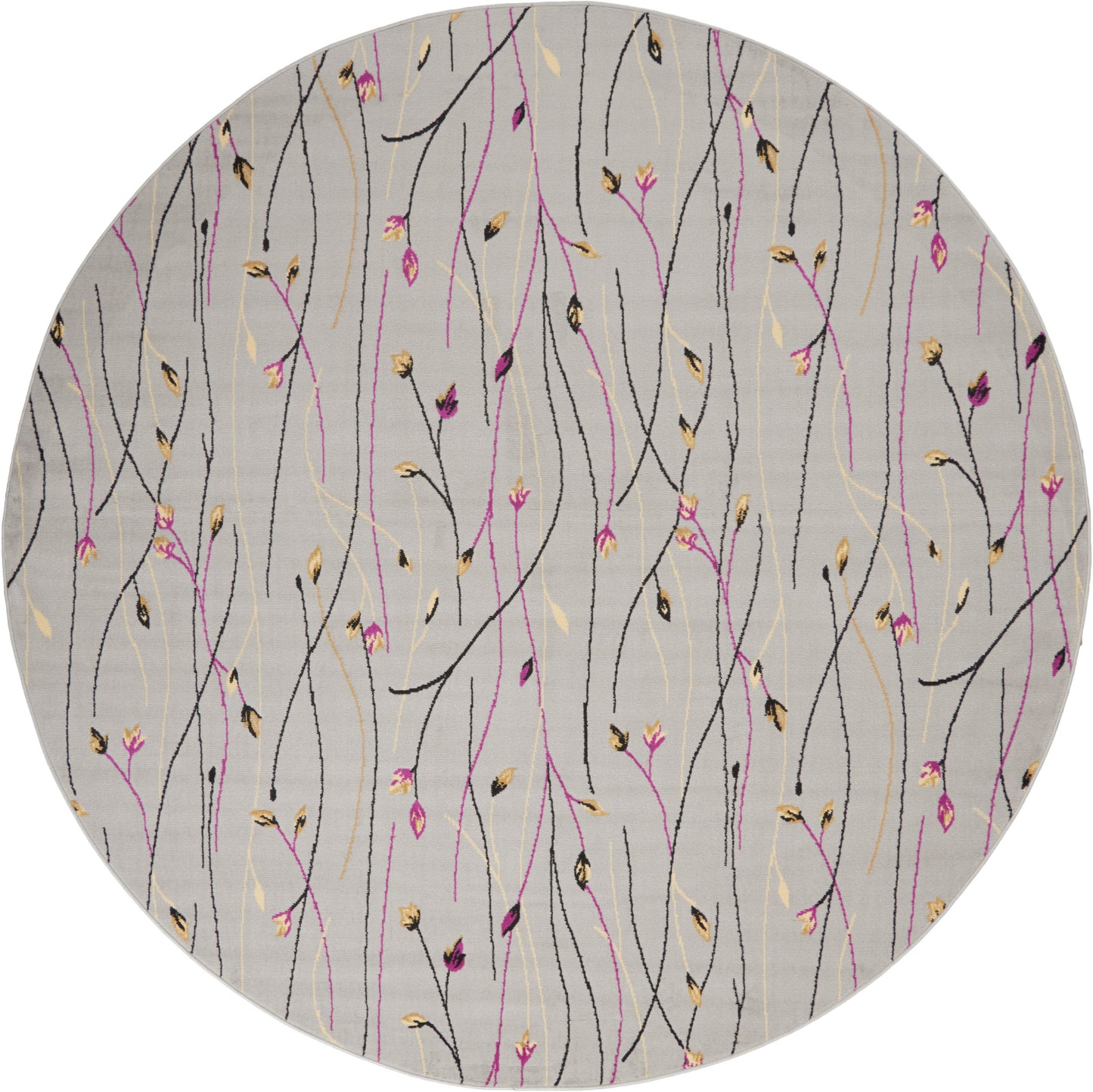 Nourison Home Grafix GRF15 Grey Contemporary Power-loomed Rug