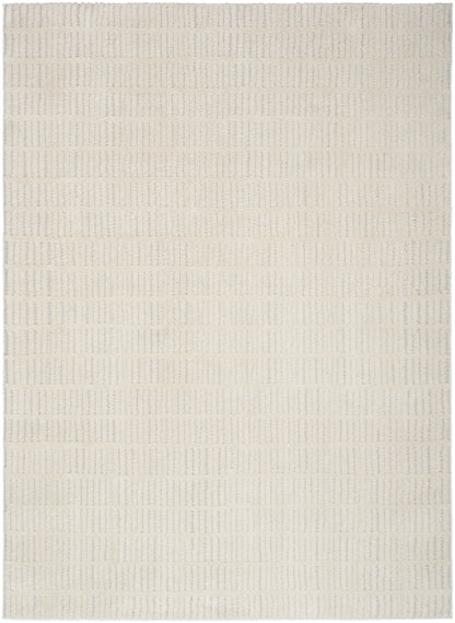 Nourison Home Modern Comfort MNC03 Ivory Grey Contemporary Power-loomed Rug