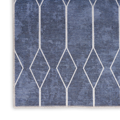Nourison Home New Concept Washables  Navy  Contemporary