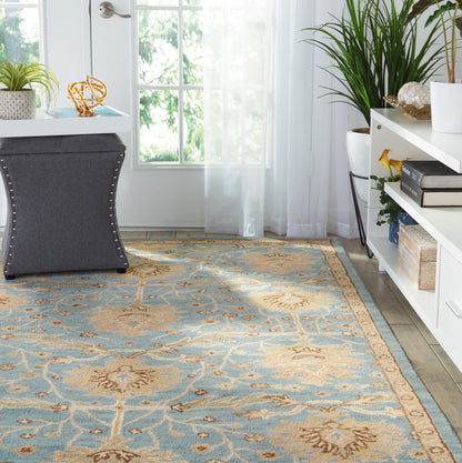 Nourison Home Jazmine  Blue  Traditional