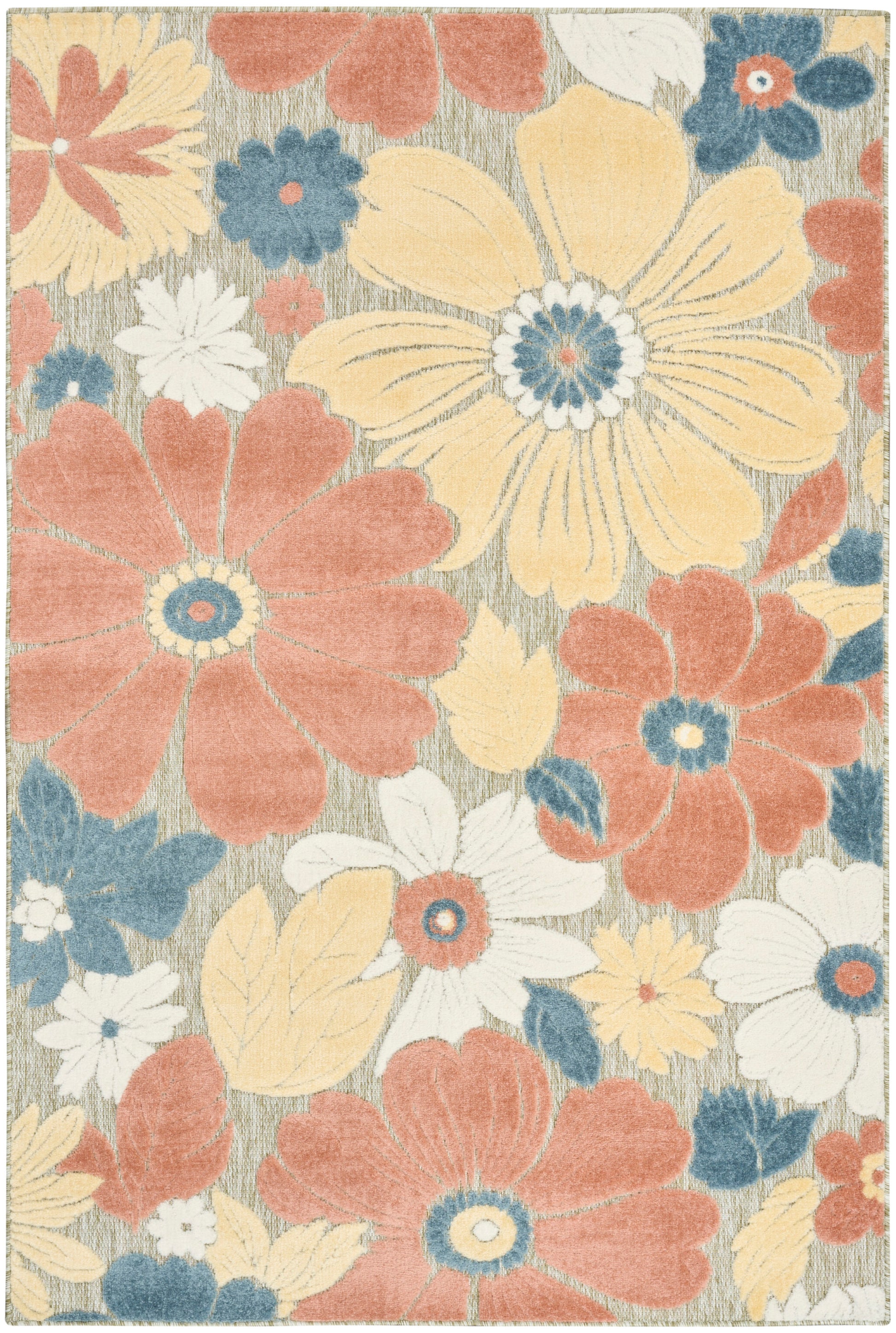 Nourison Home Aloha  Rose  Contemporary