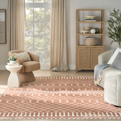 Nourison Home Astra Machine Washable  Copper  Transitional