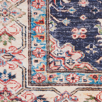 Nourison Home Fulton  Navy  Traditional