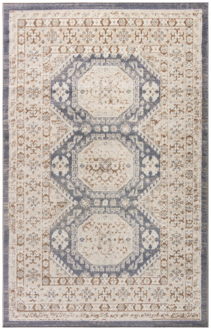 Nourison Home Serenity Home SRH01 Ivory Blue Traditional Loom-woven Rug