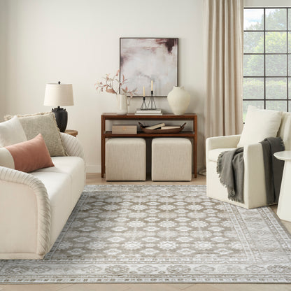 Nourison Home Dekor  Ivory Taupe  Traditional