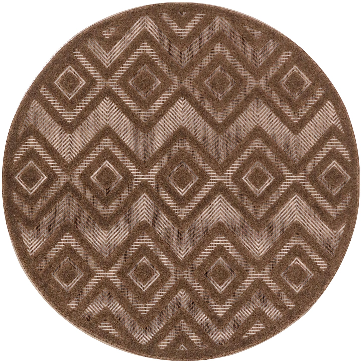 Nourison Home Versatile NRV01 Brown Contemporary Flat Weave Rug