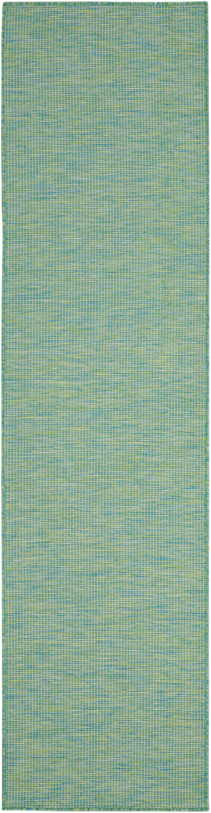 Nourison Home Positano POS01 Blue Green Contemporary Power-loomed Rug