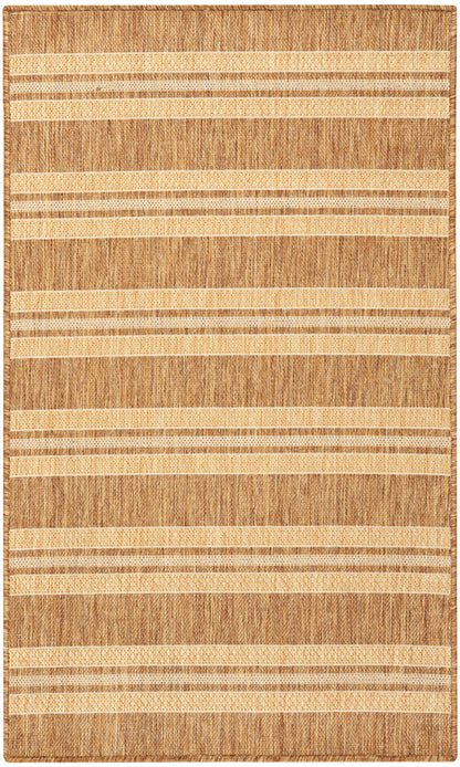 Nourison Home Horizon Indoor/Outdoor HOZ05 Natural Contemporary Power-loomed Rug