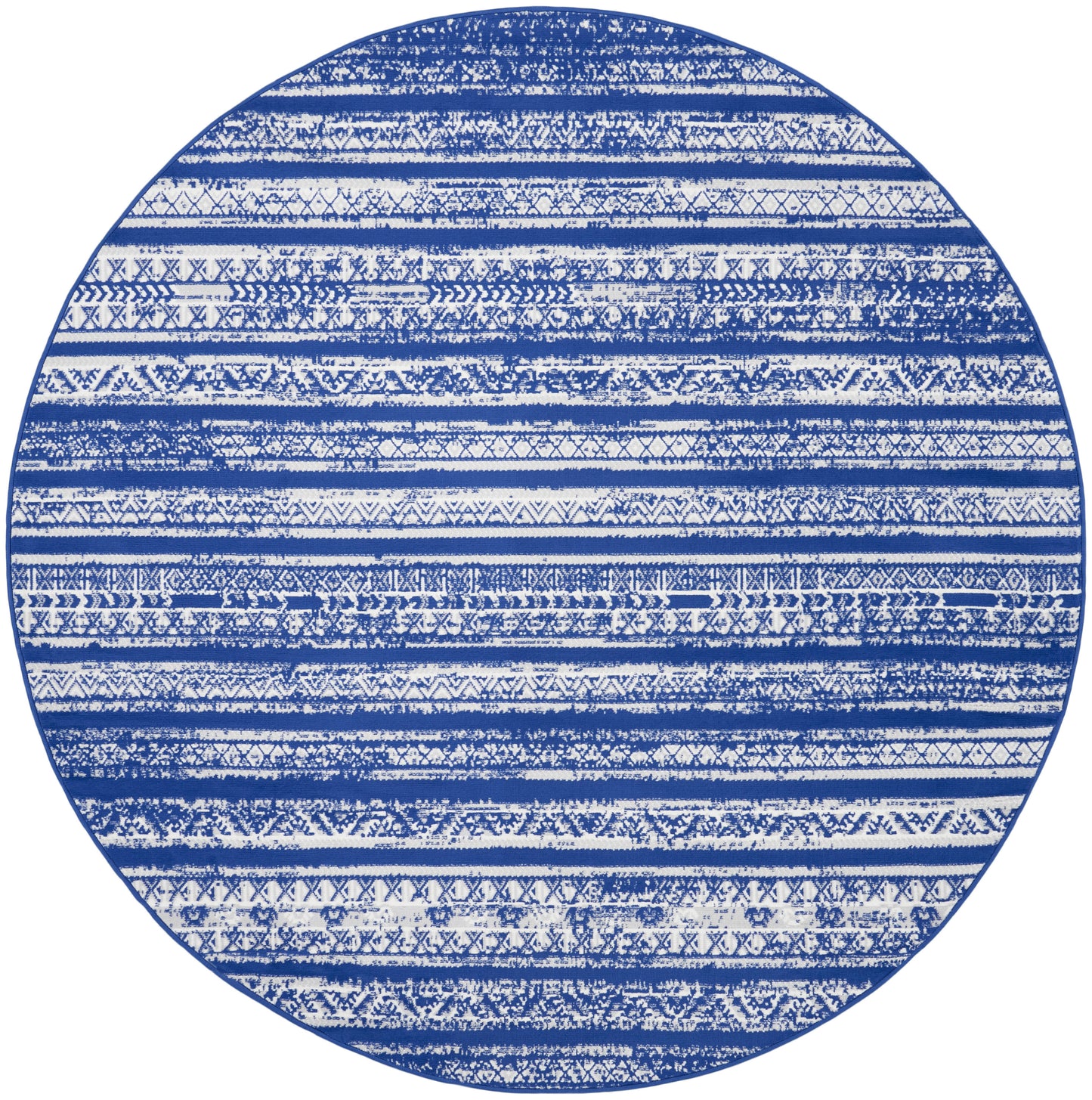 Nourison Home Whimsicle WHS16 Navy Ivory Transitional Power-loomed Rug