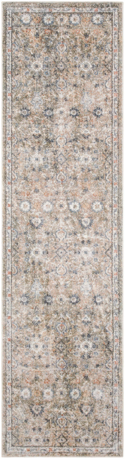 Nourison Home Astra Machine Washable ASW16 Silver Taupe Traditional Power-loomed Rug