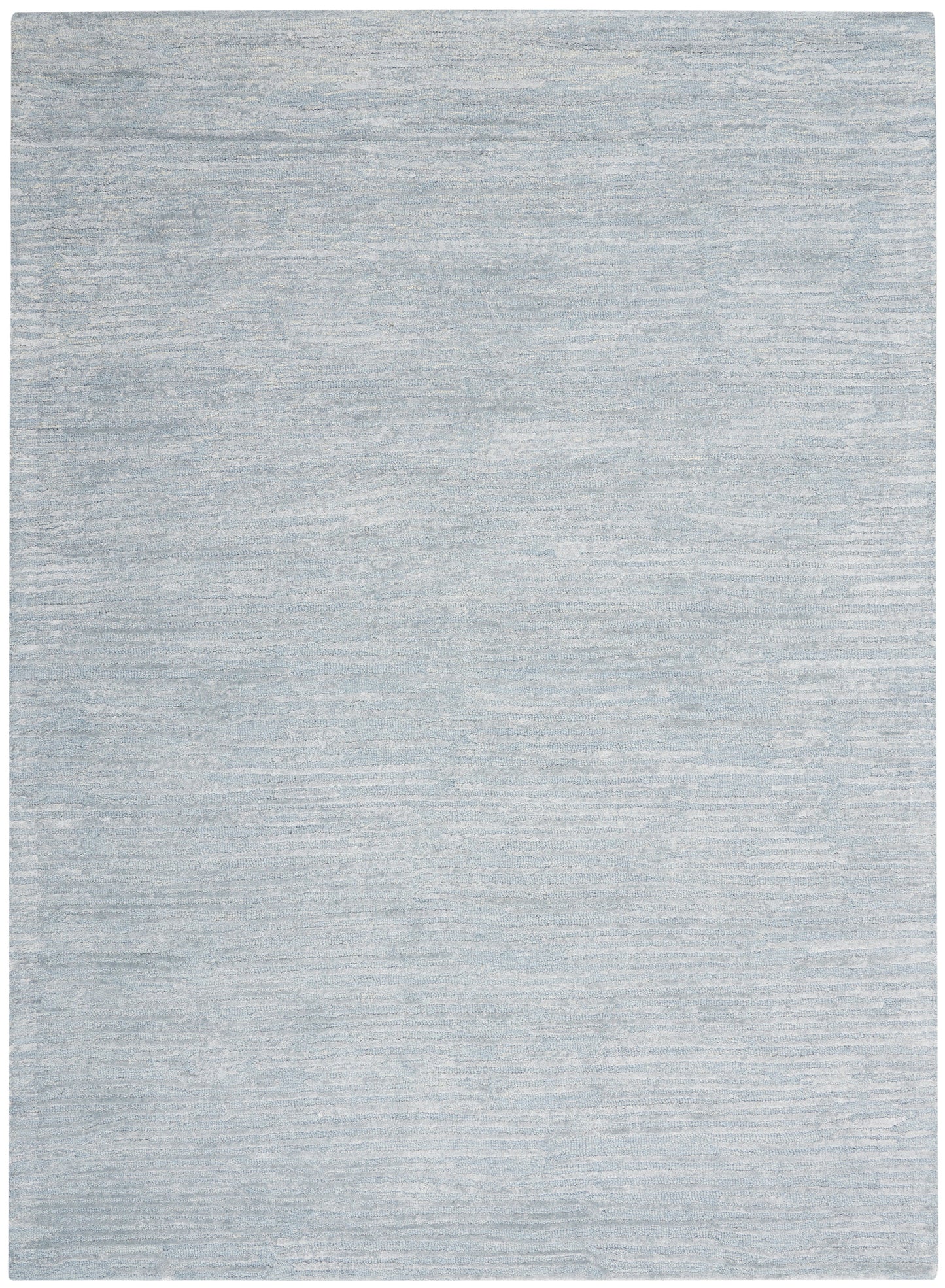 Calvin Klein CK010 Linear LNR01 Light Blue Contemporary Hand Tufted Rug