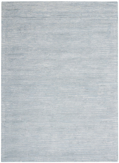 Calvin Klein CK010 Linear LNR01 Light Blue Contemporary Hand Tufted Rug
