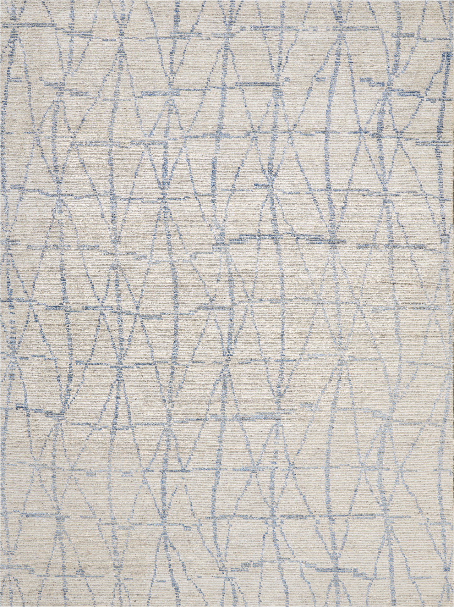 Nourison Home Ellora ELL02 Sky Contemporary Knotted Rug