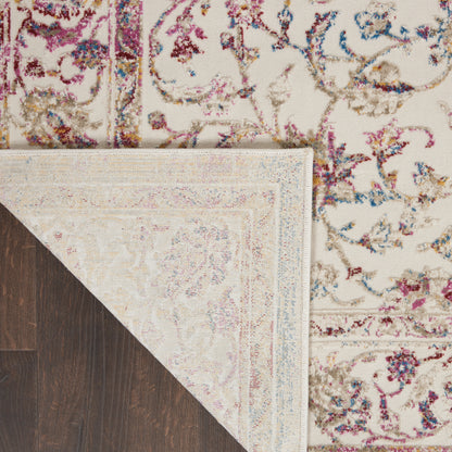 Nourison Home Melody  Ivory Multicolor  Traditional
