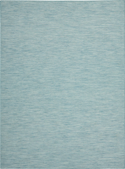Nourison Home Positano POS01 Aqua Contemporary Power-loomed Rug