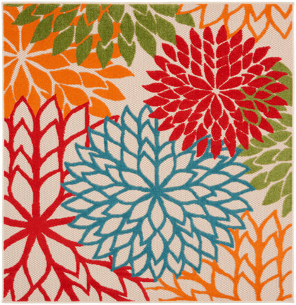 Nourison Home Aloha ALH05 Green Contemporary Power-loomed Rugs
