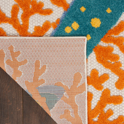 Nourison Home Aloha  Multicolor  Contemporary