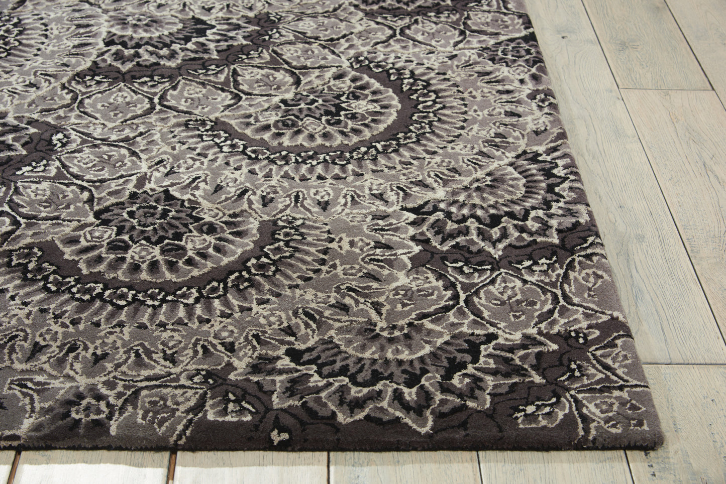 Nourison Home Nourison 2000  Black Grey  Traditional
