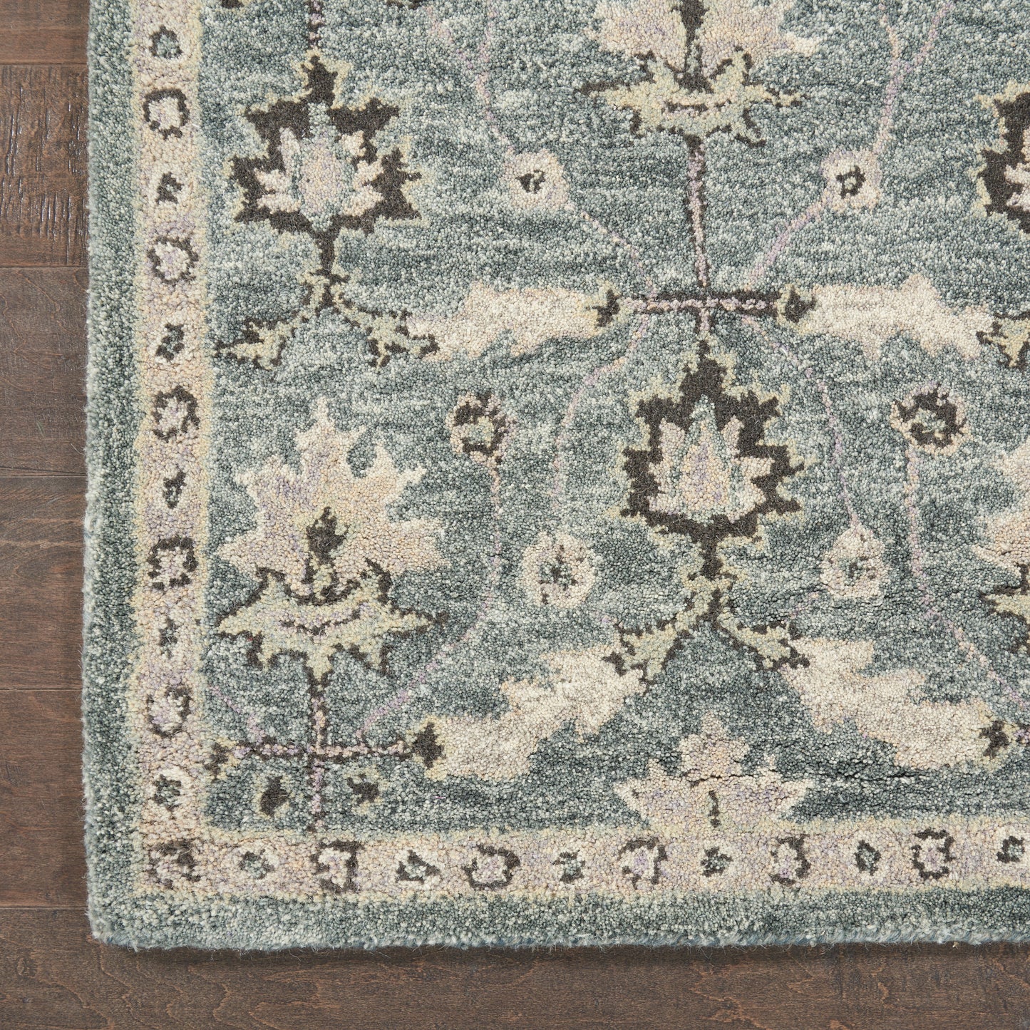 Nourison Home Jazmine  Seafoam  Traditional