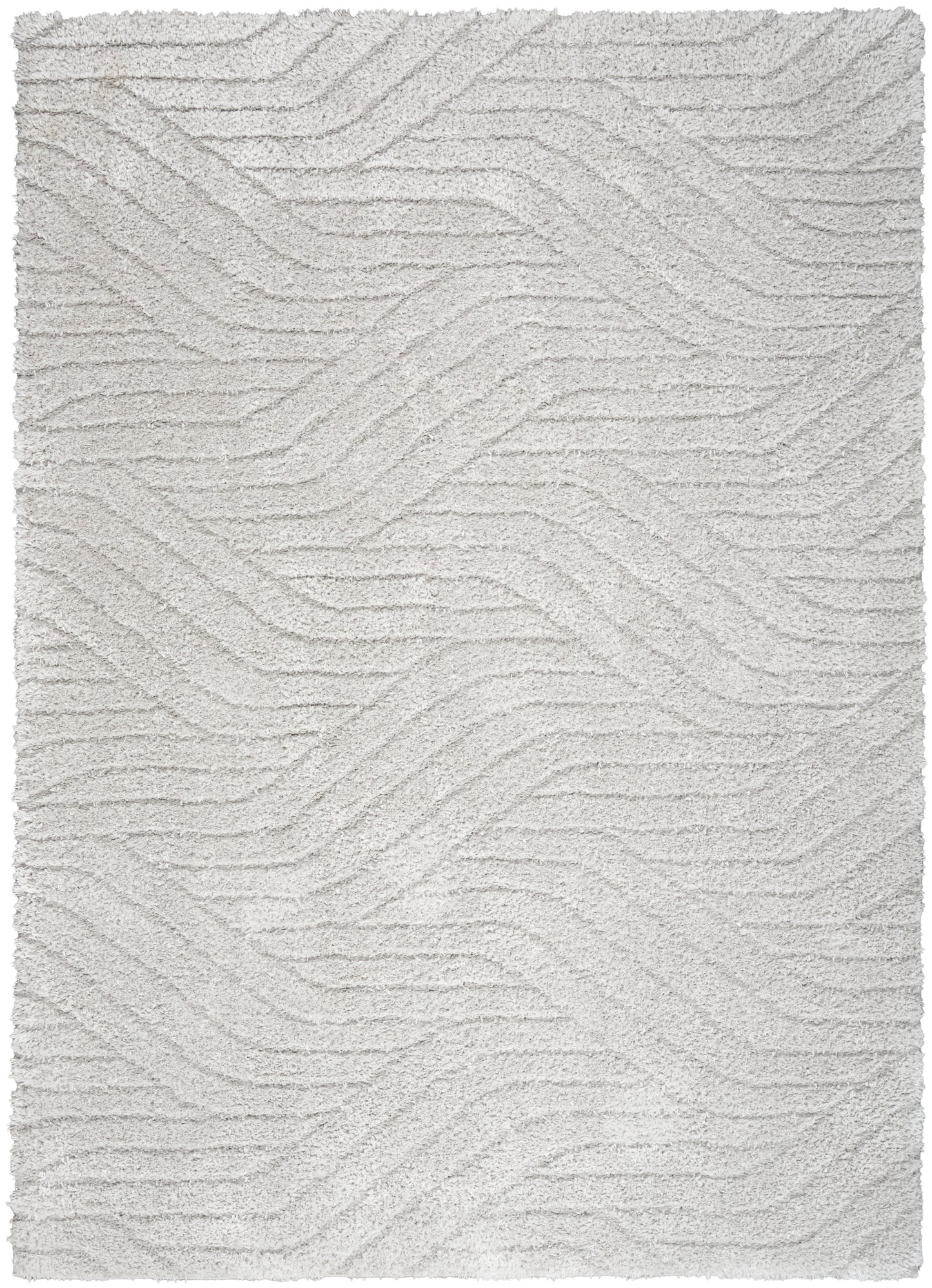 Calvin Klein Surfaces SFC01 Silver Grey Contemporary Power-loomed Rug