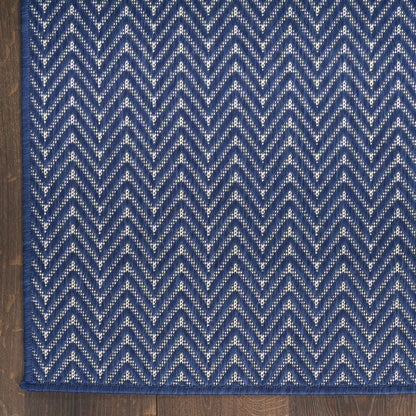 Nourison Home Horizon Indoor/Outdoor  Navy  Contemporary