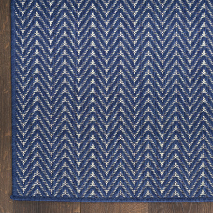 Nourison Home Horizon Indoor/Outdoor  Navy  Contemporary
