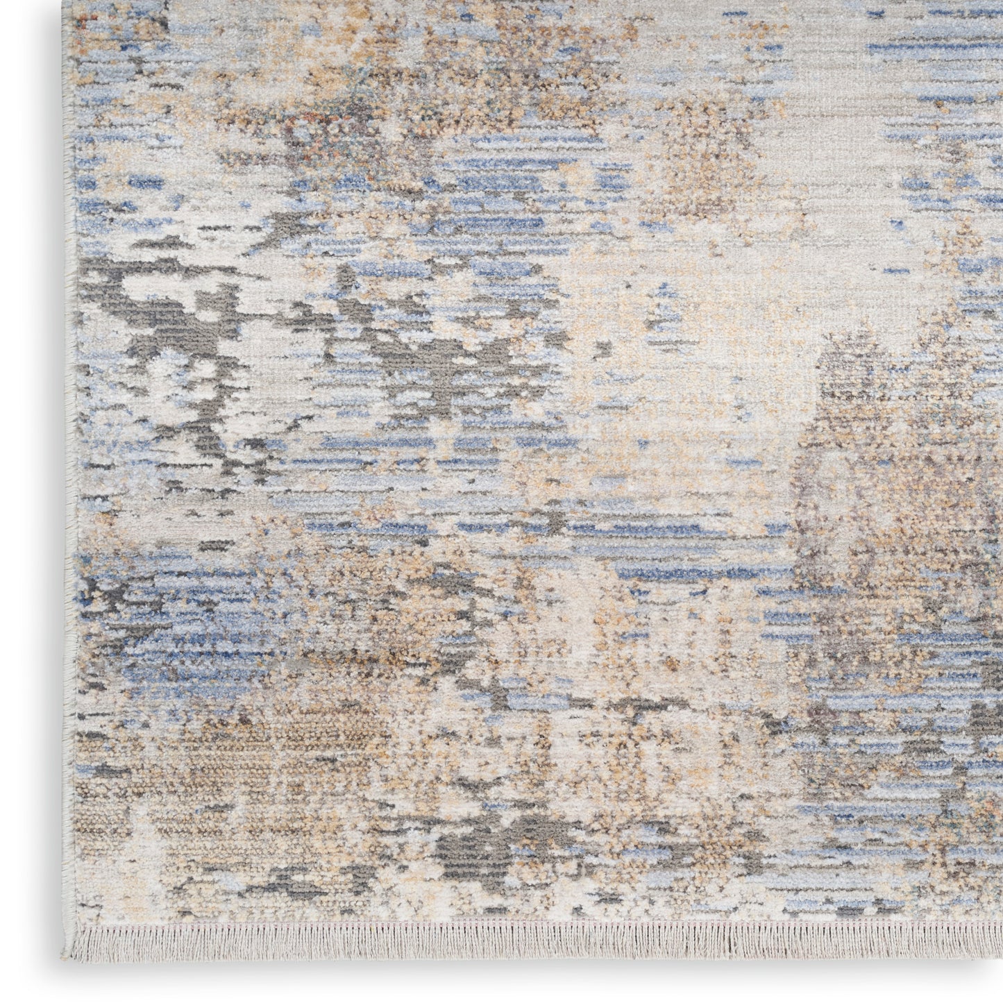 Nourison Home Abstract Hues  Grey Blue  Contemporary