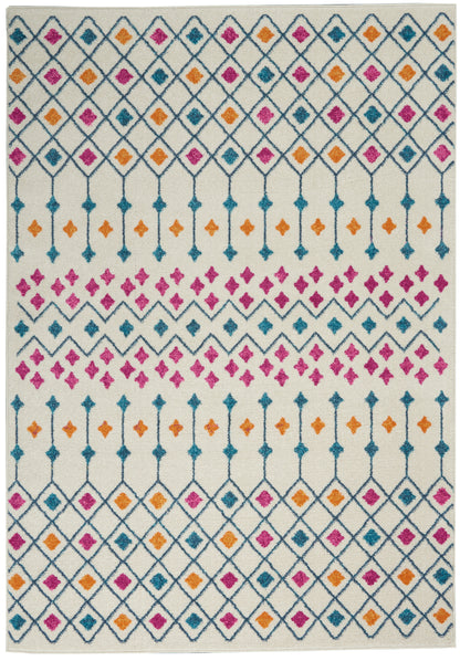 Nourison Home Passion  Ivory Multicolor  Transitional