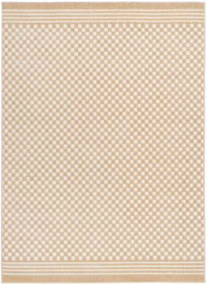 Nourison Home Care Free CAF02 Taupe Contemporary Loom-woven Rug