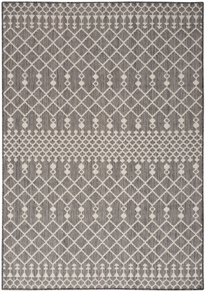 Nourison Home Positano POS02 Charcoal Contemporary Power-loomed Rug