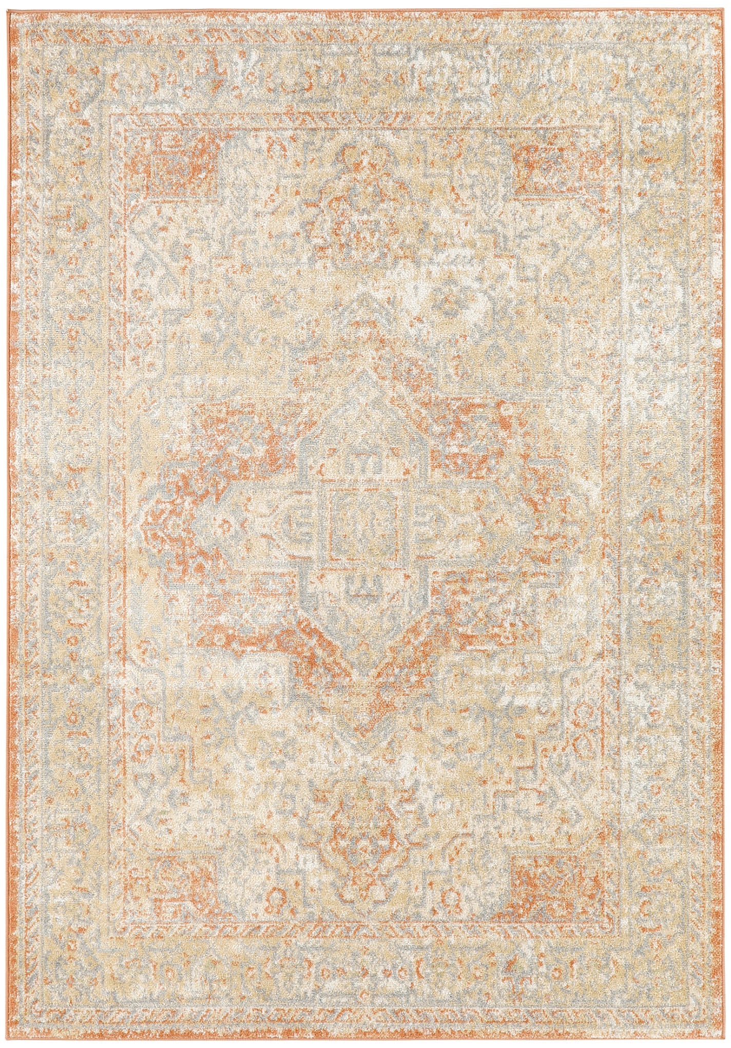 Nourison Home Nourison Essentials Persian NRE07 Beige Rust Traditional Power-loomed Rug