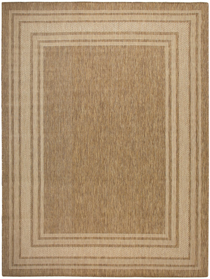 Nourison Home Horizon Indoor/Outdoor HOZ03 Natural Contemporary Power-loomed Rug