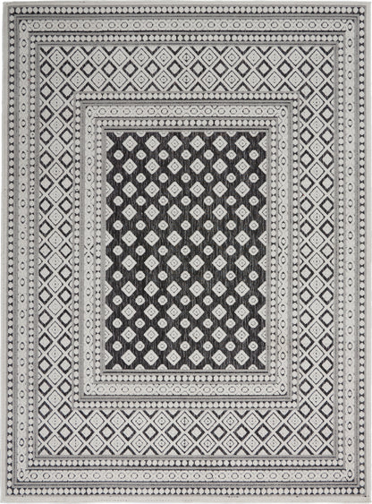 Nourison Home Key Largo KLG02 Dark Grey Transitional Power-loomed Rugs