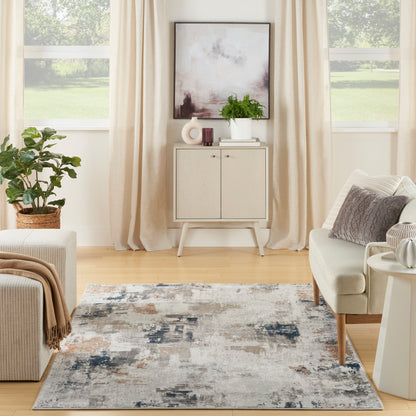 Nourison Home Home Texture  Grey Blue  Contemporary