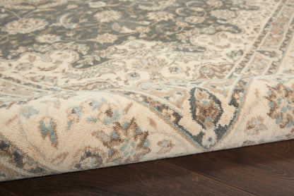Nourison Home Living Treasures  Grey Ivory  Traditional