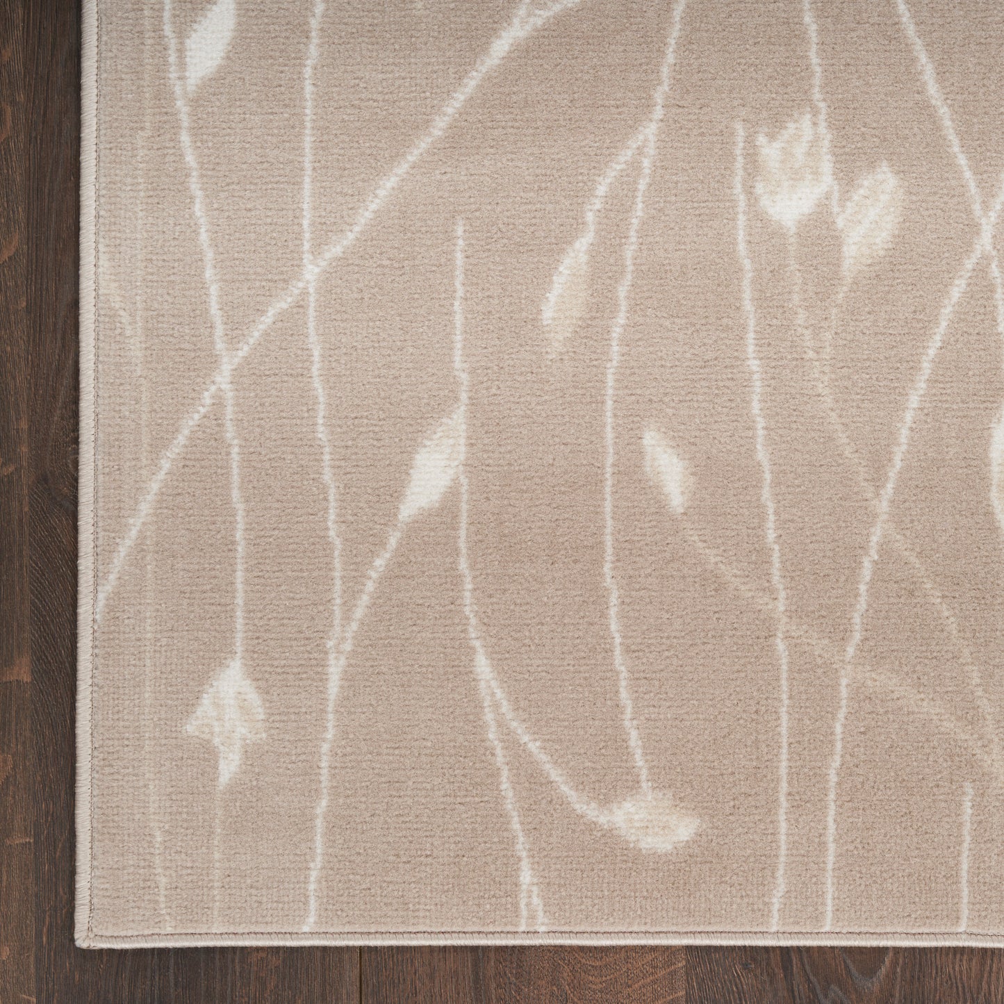 Nourison Home Grafix  Beige  Contemporary