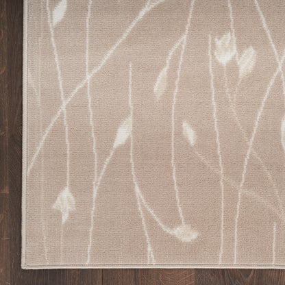 Nourison Home Grafix  Beige  Contemporary